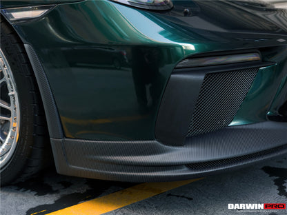 2017-2019 Porsche 911 991.2 GT3 Only BKSS Style Carbon Fiber Front lip - DarwinPRO Aerodynamics