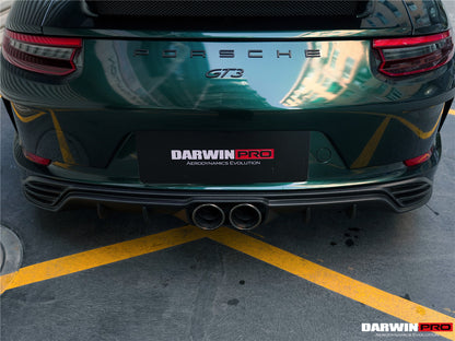 2017-2019 Porsche 911 991.2 GT3 Only BKSS Style Carbon Fiber Rear Lip Diffuser - DarwinPRO Aerodynamics