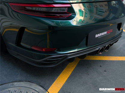 2017-2019 Porsche 911 991.2 GT3 Only BKSS Style Carbon Fiber Rear Lip Diffuser - DarwinPRO Aerodynamics