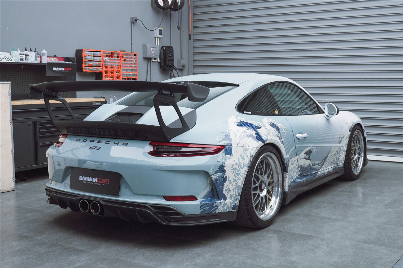 2017-2019 Porsche 911 991.2 GT3 Only GT2RS Style Trunk Spoiler Wing - DarwinPRO Aerodynamics