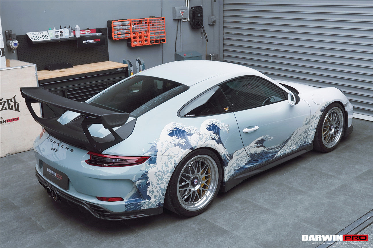 2017-2019 Porsche 911 991.2 GT3 Only GT2RS Style Trunk Spoiler Wing - DarwinPRO Aerodynamics