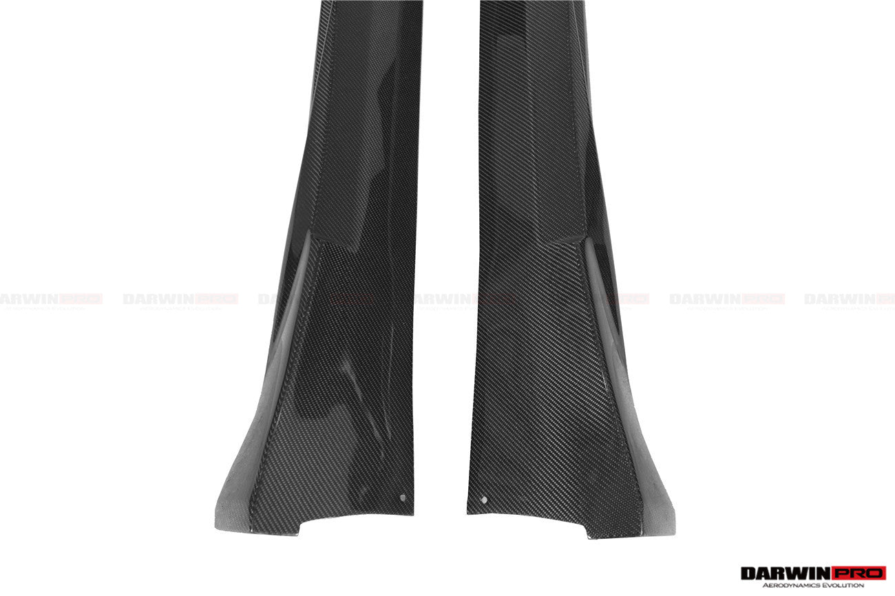 2017-2019 Porsche 911 991.2 GT3 Only BKSS Style Carbon Fiber Side Skirts - DarwinPRO Aerodynamics
