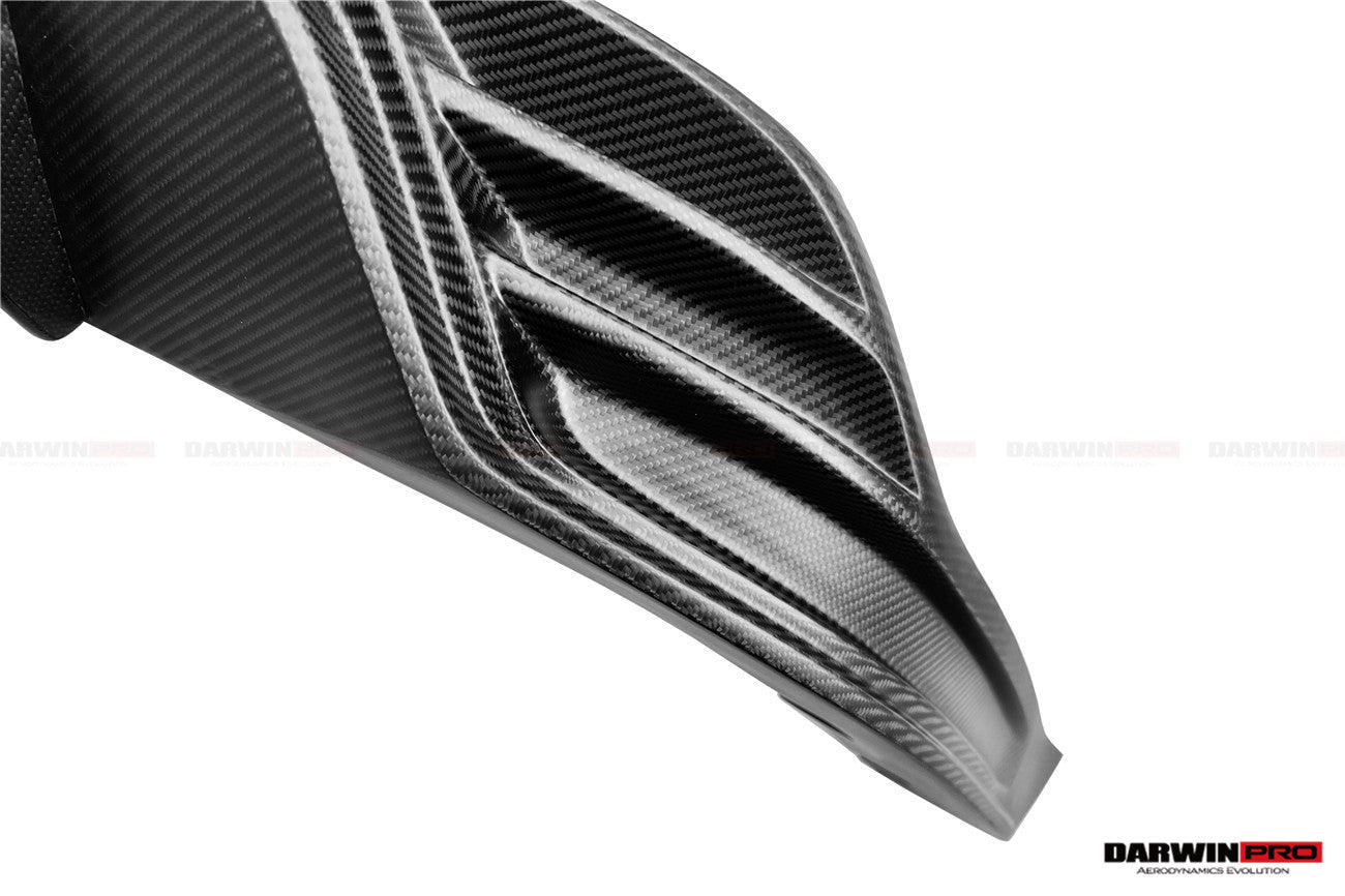 2017-2019 Porsche 911 991.2 GT3 Only BKSS Style Carbon Fiber Rear Lip Diffuser - DarwinPRO Aerodynamics