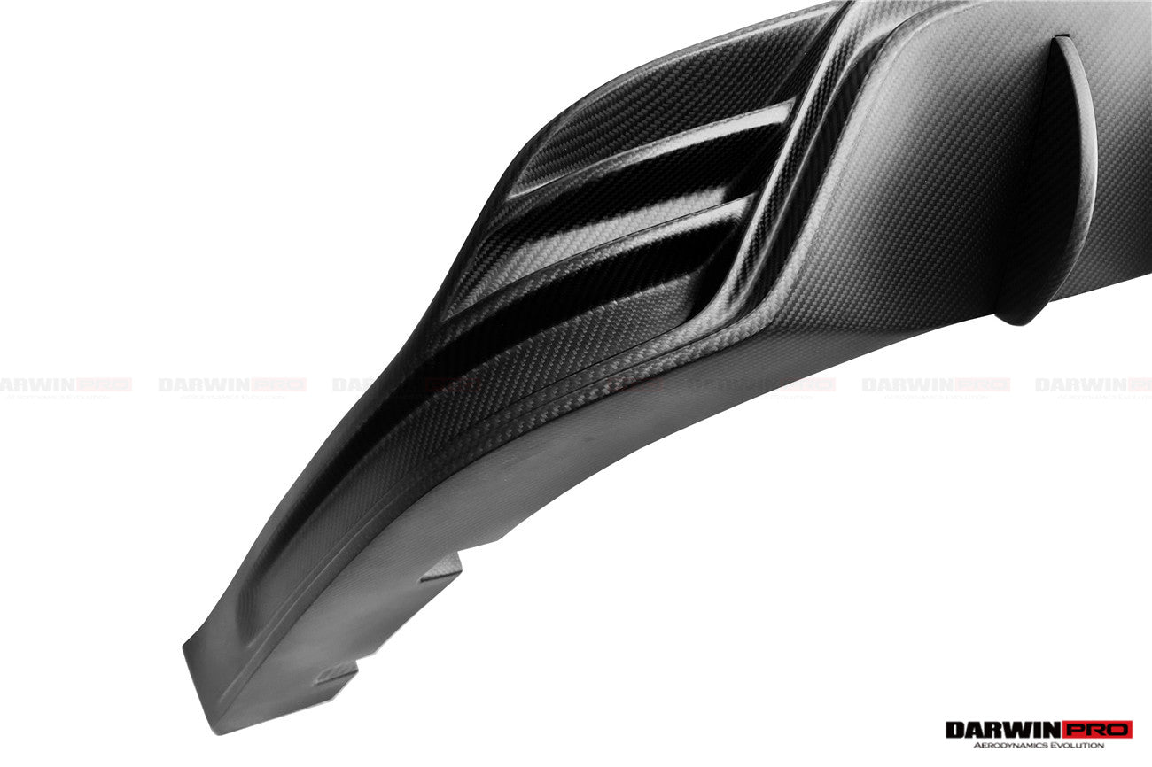 2017-2019 Porsche 911 991.2 GT3 Only BKSS Style Carbon Fiber Rear Lip Diffuser - DarwinPRO Aerodynamics