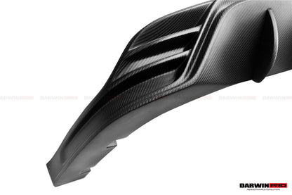 2017-2019 Porsche 911 991.2 GT3 Only BKSS Style Carbon Fiber Rear Lip Diffuser - DarwinPRO Aerodynamics