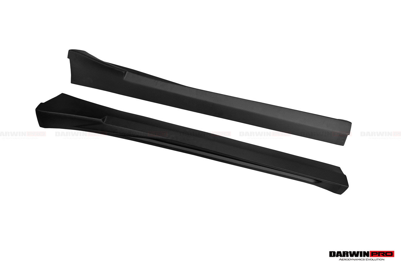2017-2019 Porsche 911 991.2 GT3 Only BKSS Style Carbon Fiber Side Skirts - DarwinPRO Aerodynamics