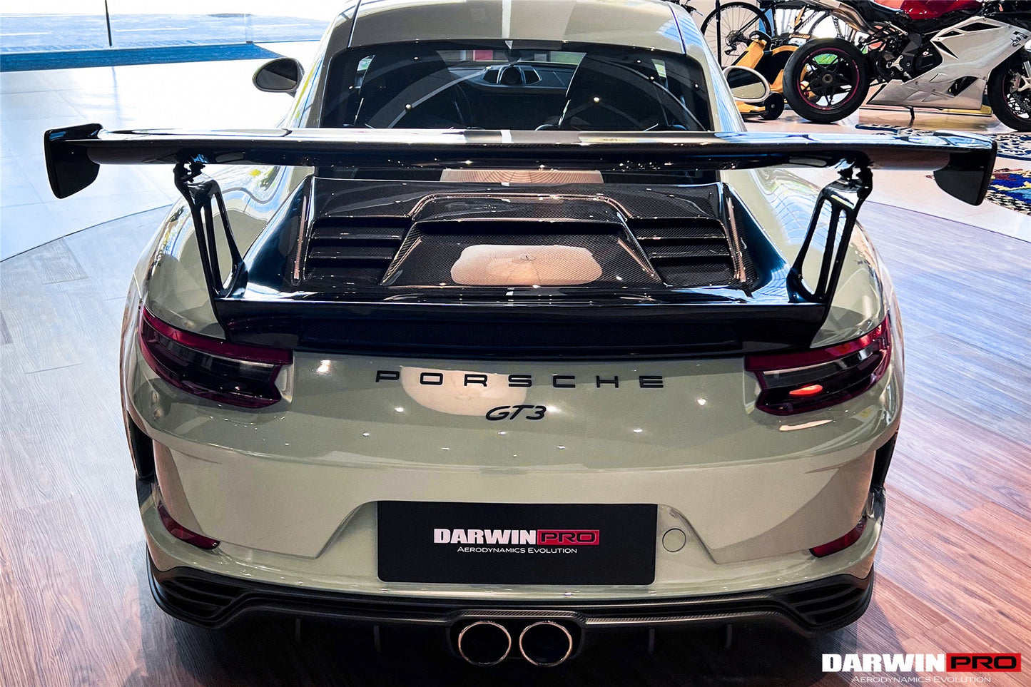 DarwinPRO 2017-2019 Porsche 911 991.2 GT3 Only GT3RS Style Trunk Spoiler Wing