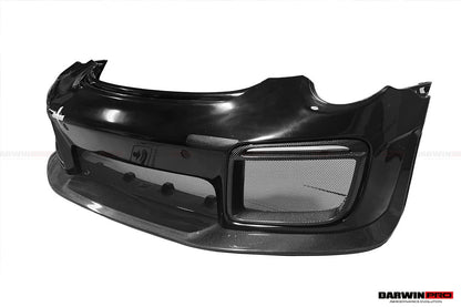 2016-2019 Porsche 911 991.2 Carrera /Targa 4/4S GT2RS Style Partial Carbon Fiber Front Bumper - DarwinPRO Aerodynamics