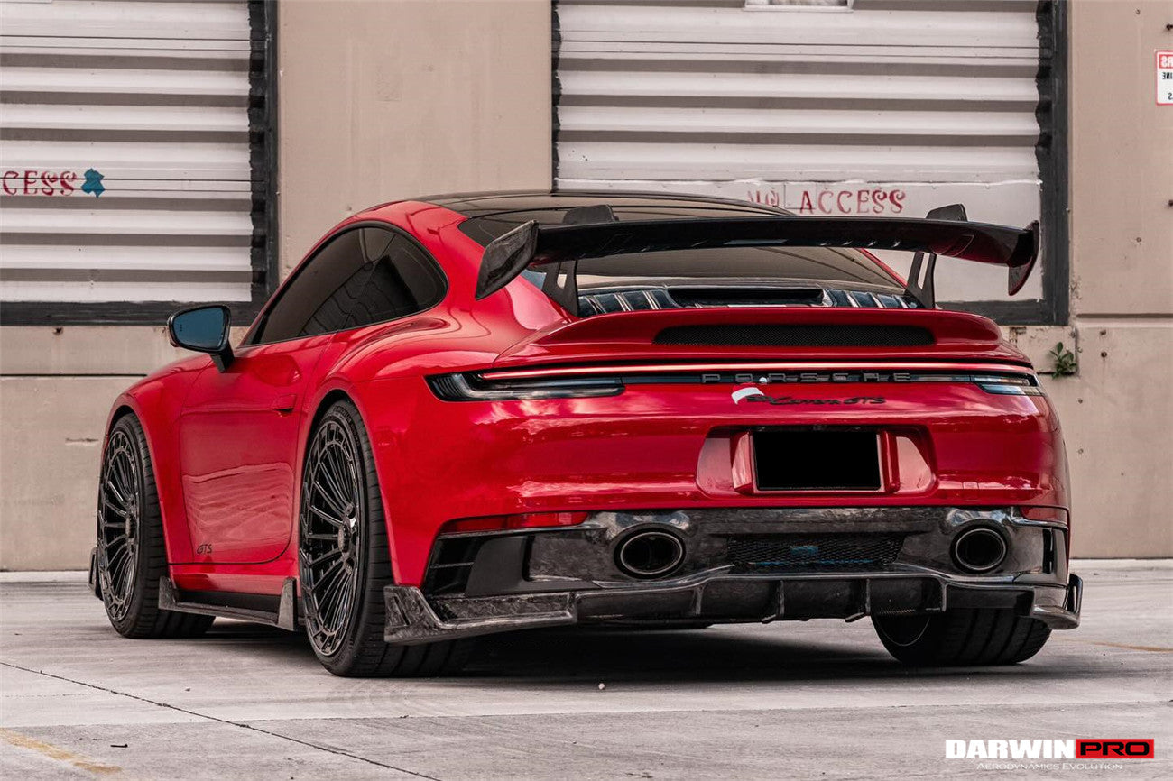 2019-2023 Porsche 911 992 Carrera/Targa S/4/4S SD-Sport Design Modl BKSS Style Rear Lip - DarwinPRO Aerodynamics