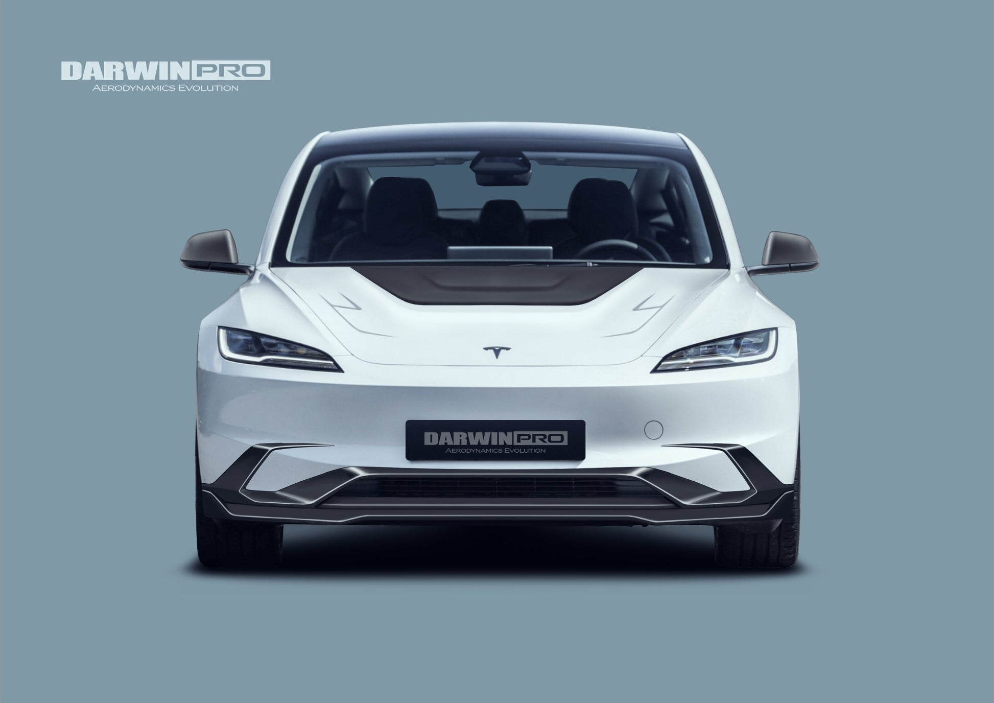 2024-2026 Tesla Model 3 Highland RWD AWD Carbon Fiber IMP Design Front Lip（DONT FIT PERFORMANCE） - DarwinPRO Aerodynamics