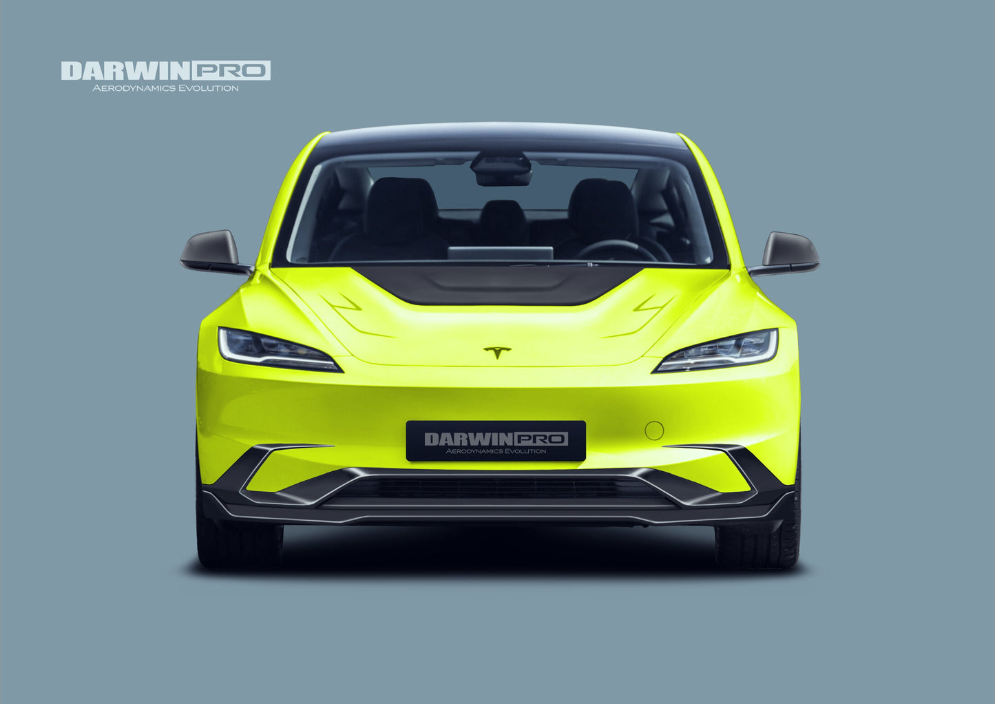 2024-2026 Tesla Model 3 Highland RWD AWD Carbon Fiber IMP Design Front Lip（DONT FIT PERFORMANCE） - DarwinPRO Aerodynamics