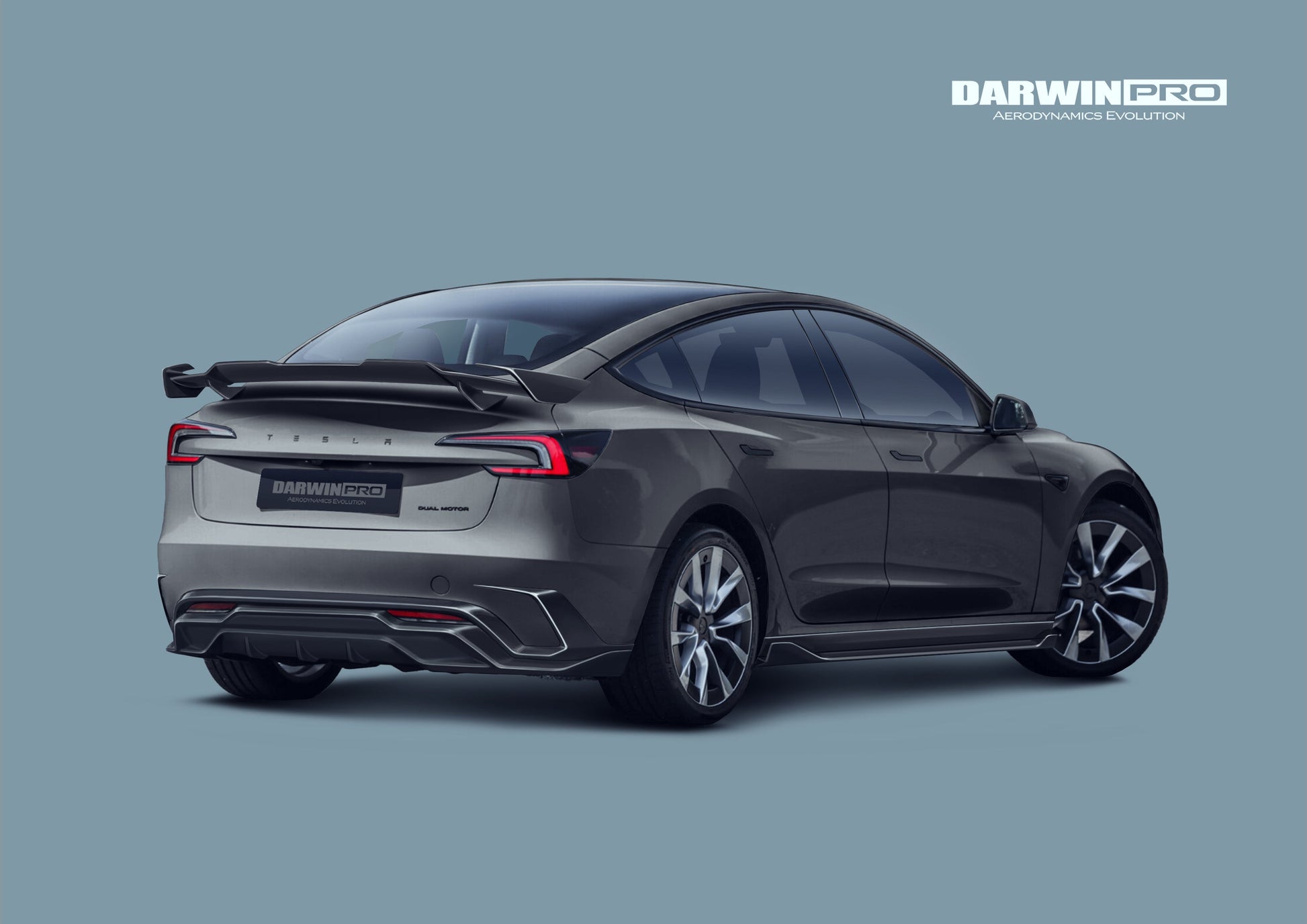 DarwinPRO 2024-2026 Tesla Model 3 Highland RWD AWD iMP Design Carbon Fiber IMP Design Wing - DarwinPRO Aerodynamics