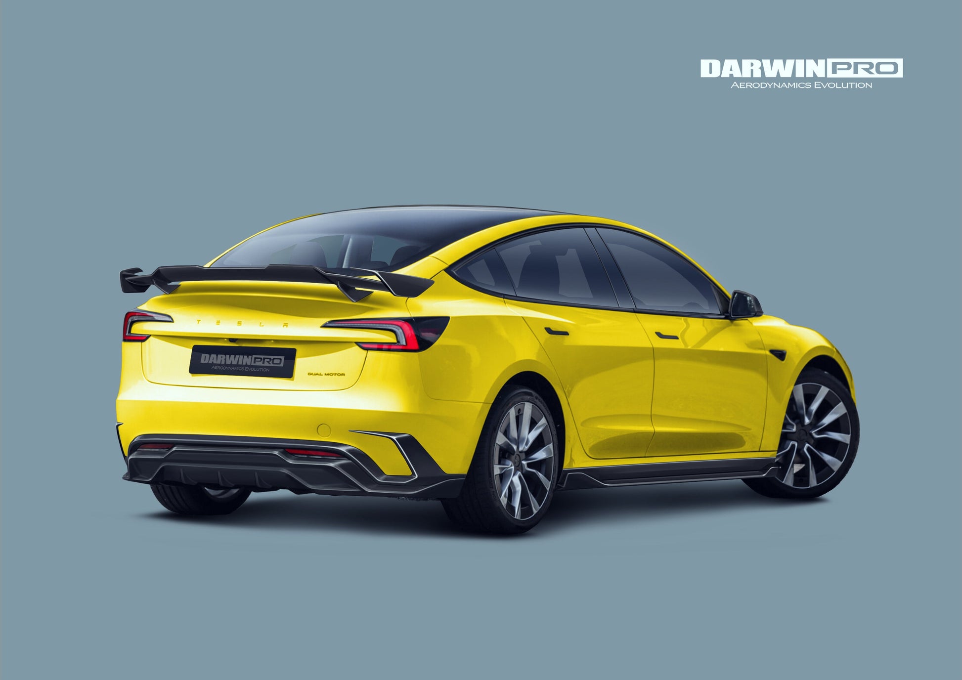 DarwinPRO 2024-2026 Tesla Model 3 Highland RWD AWD iMP Design Carbon Fiber IMP Design Wing - DarwinPRO Aerodynamics
