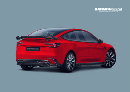DarwinPRO 2024-2026 Tesla Model 3 Highland RWD AWD iMP Design Carbon Fiber IMP Design Wing - DarwinPRO Aerodynamics