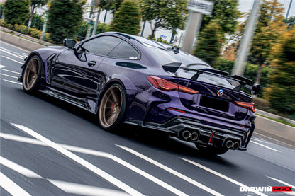 2021-UP BMW M4 G82 4 Series G22 BKSSII Style Carbon Fiber Trunk Spoiler - DarwinPRO Aerodynamics
