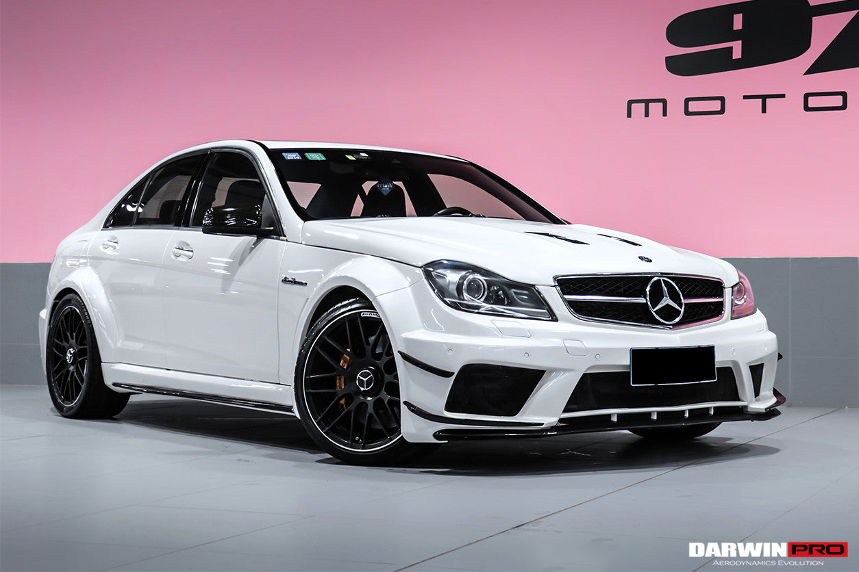 2012-2014 Mercedes Benz W204 C63 AMG Sedan BKSS Style Wide Full Body Kit - DarwinPRO Aerodynamics