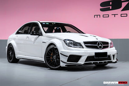 2012-2014 Mercedes Benz W204 C63 AMG Sedan BKSS Style Wide Full Body Kit - DarwinPRO Aerodynamics