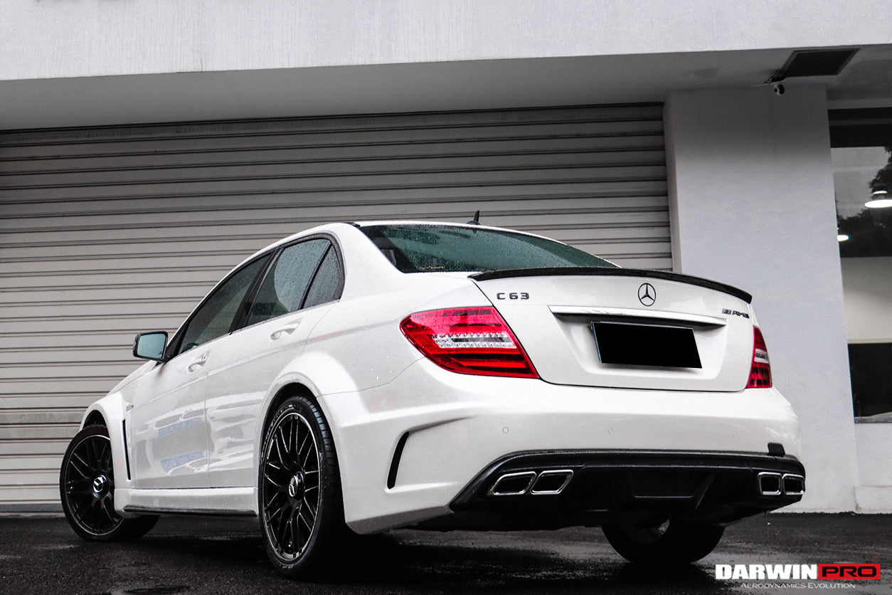 2012-2014 Mercedes Benz W204 C63 AMG Sedan BKSS Style Wide Full Body Kit - DarwinPRO Aerodynamics