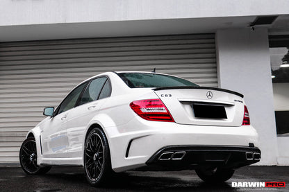 2012-2014 Mercedes Benz W204 C63 AMG Sedan BKSS Style Wide Full Body Kit - DarwinPRO Aerodynamics