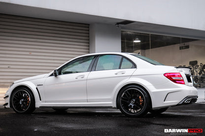 2012-2014 Mercedes Benz W204 C63 AMG Sedan BKSS Style Wide Full Body Kit - DarwinPRO Aerodynamics