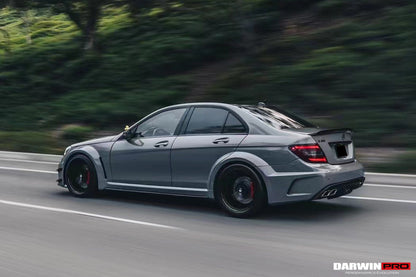 2012-2014 Mercedes Benz W204 C Class Sedan BKSS Style Wide Full Body Kit - DarwinPRO Aerodynamics