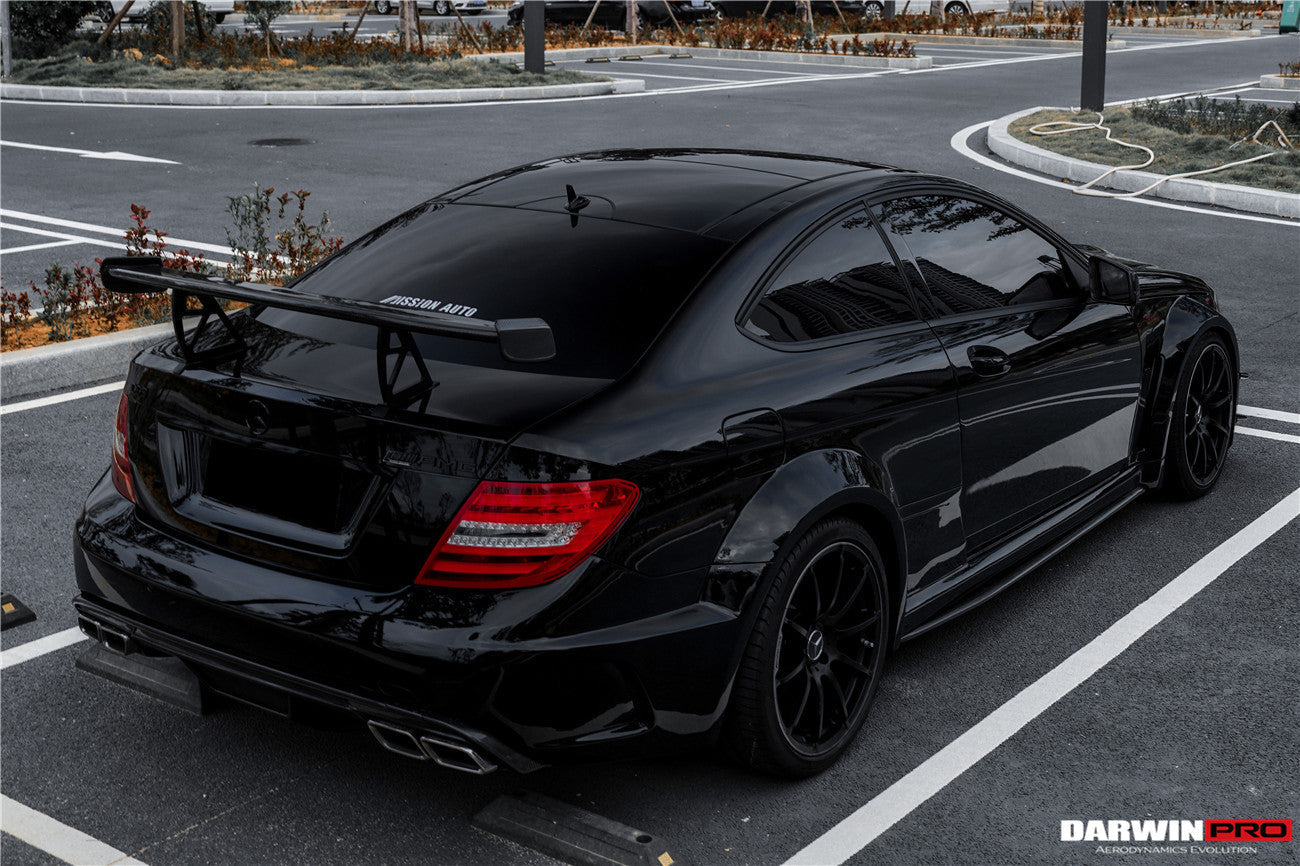 2012-2014 Mercedes Benz W204 C Class Coupe BKSS Style Wide Full Body Kit - DarwinPRO Aerodynamics
