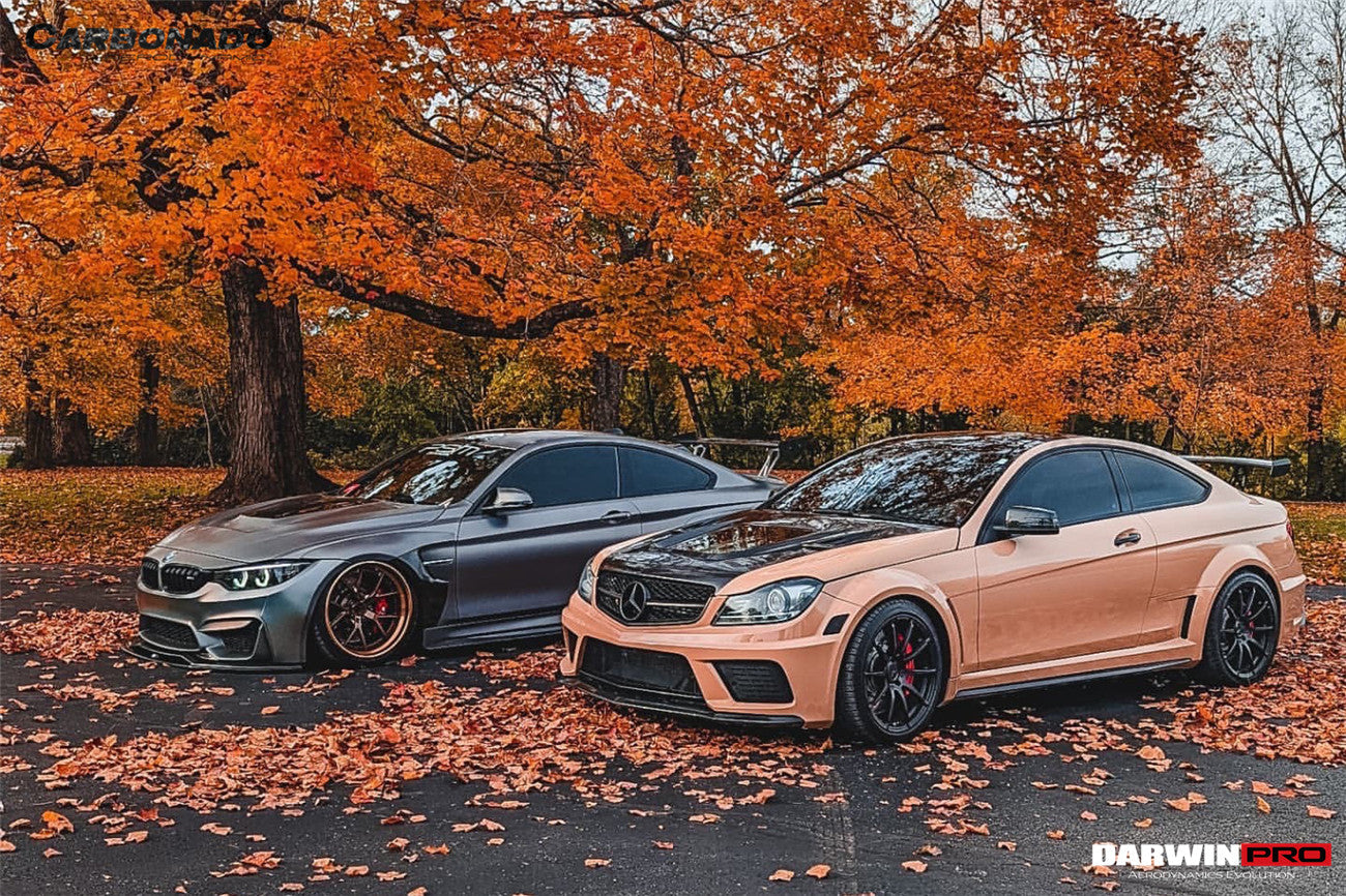2012-2014 Mercedes Benz W204 C63 AMG Coupe BKSS Style Wide Full Body Kit - DarwinPRO Aerodynamics