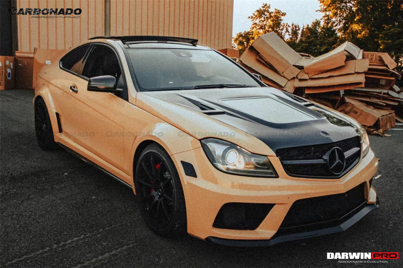 2012-2014 Mercedes Benz W204 C63 AMG Coupe BKSS Style Wide Full Body Kit - DarwinPRO Aerodynamics