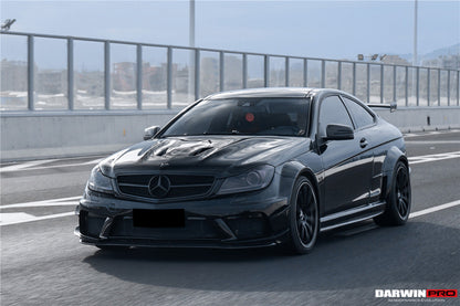 2012-2014 Mercedes Benz W204 C Class Coupe BKSS Style Wide Full Body Kit - DarwinPRO Aerodynamics