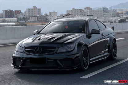 2012-2014 Mercedes Benz W204 C Class Coupe BKSS Style Wide Full Body Kit - DarwinPRO Aerodynamics