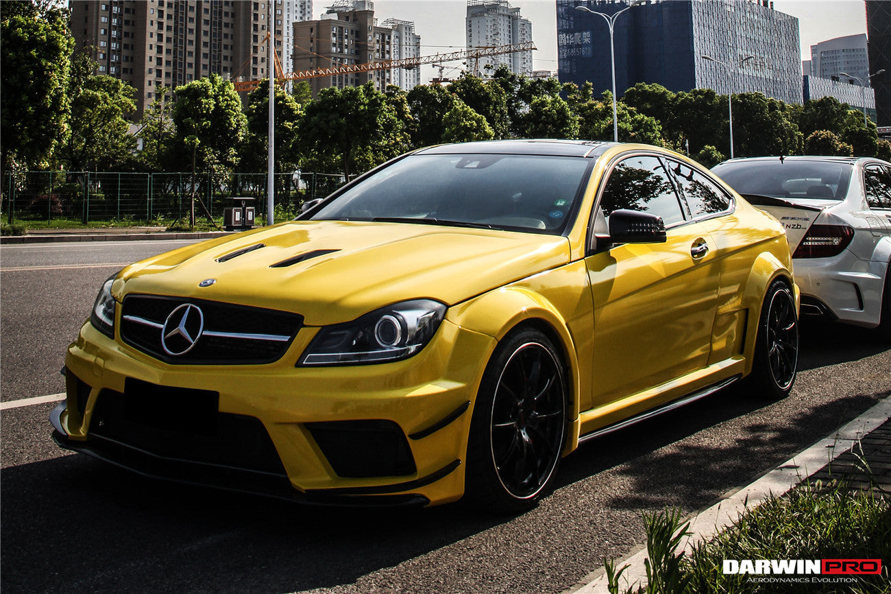 2012-2014 Mercedes Benz W204 C63 AMG Coupe BKSS Style Wide Full Body Kit - DarwinPRO Aerodynamics