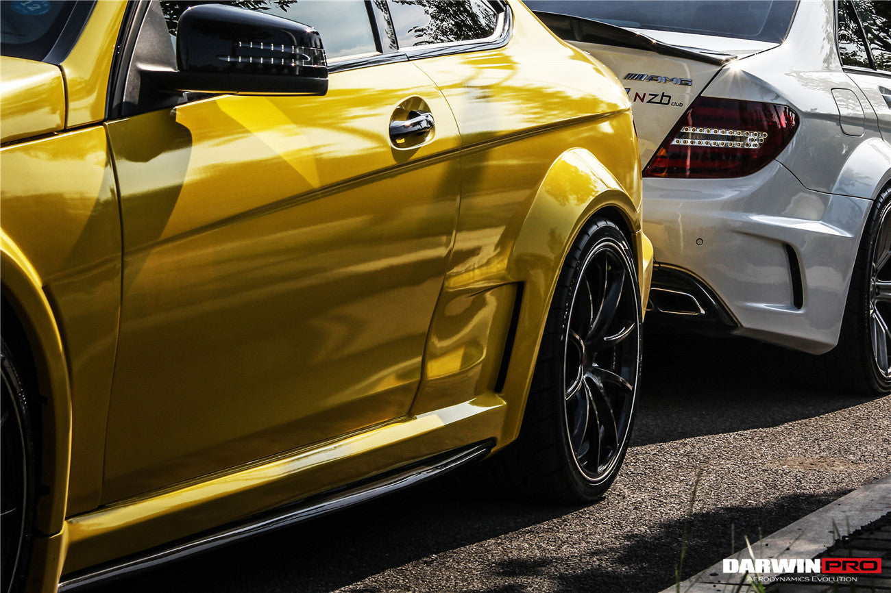 2012-2014 Mercedes Benz W204 C63 AMG Coupe BKSS Style Wide Full Body Kit - DarwinPRO Aerodynamics