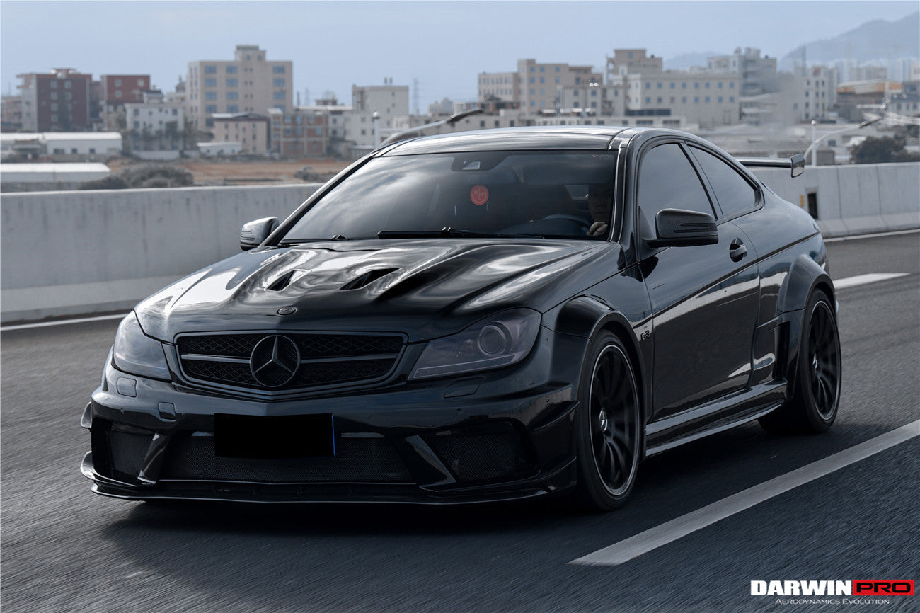 2012-2014 Mercedes Benz W204 C63 AMG Coupe BKSS Style Wide Full Body Kit - DarwinPRO Aerodynamics