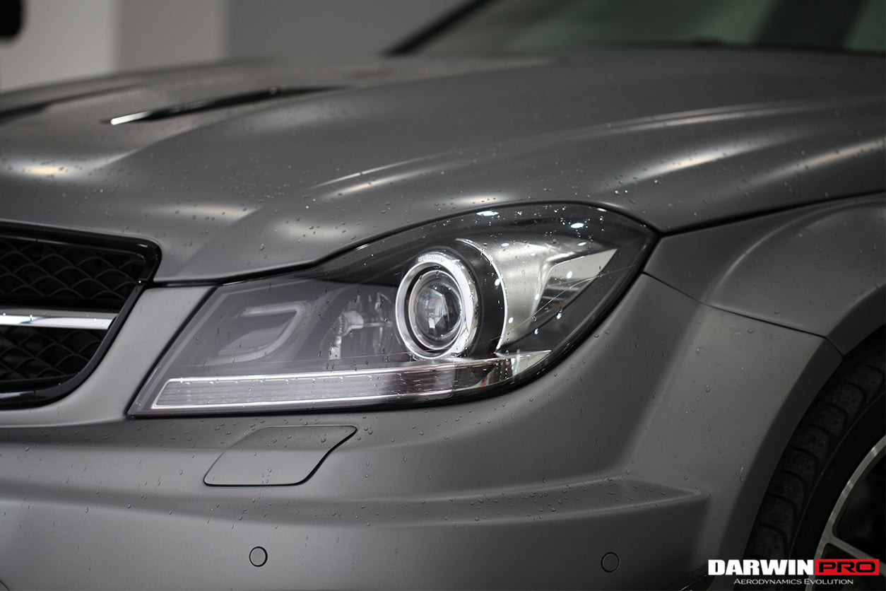 2012-2014 Mercedes Benz W204 C Class Sedan BKSS Style Wide Full Body Kit - DarwinPRO Aerodynamics