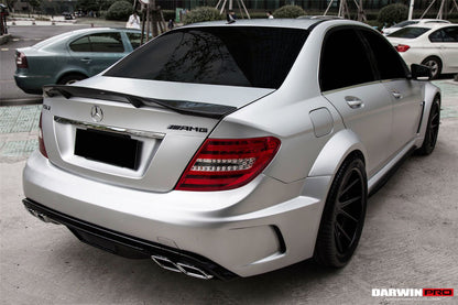 2012-2014 Mercedes Benz W204 C Class Sedan BKSS Style Wide Full Body Kit - DarwinPRO Aerodynamics