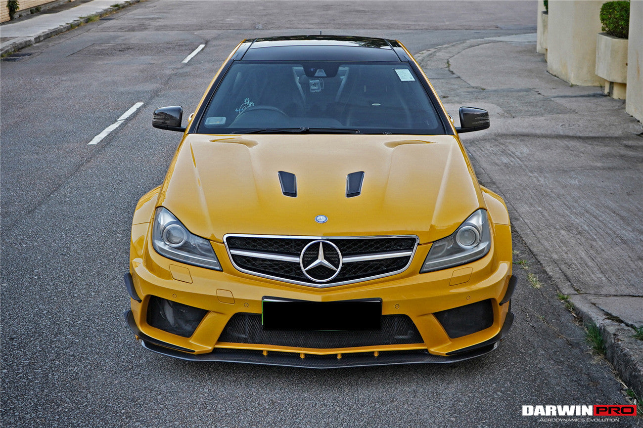 2012-2014 Mercedes Benz W204 C Class Coupe BKSS Style Wide Full Body Kit - DarwinPRO Aerodynamics
