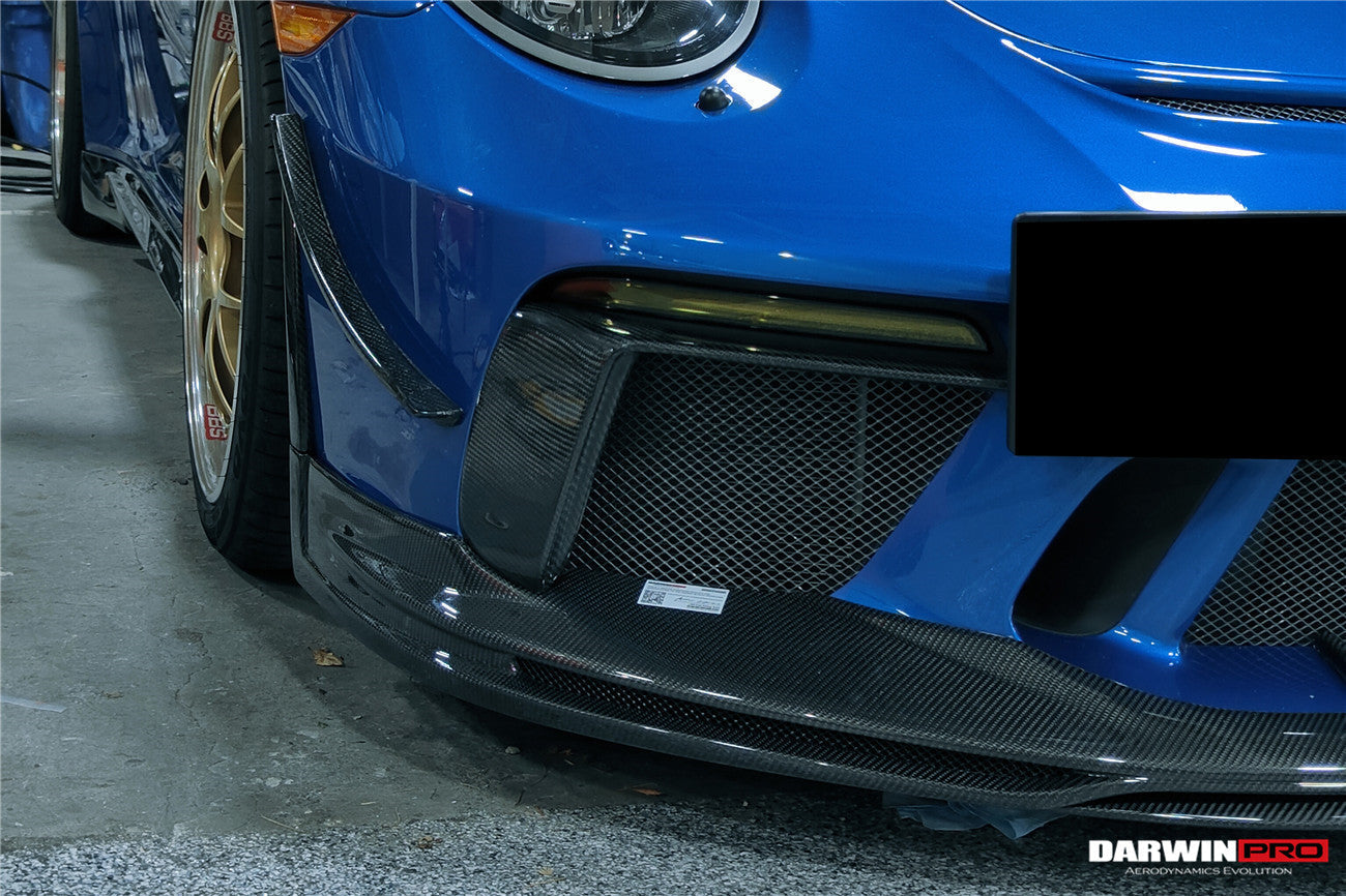 DarwinPRO 2017-2019 Porsche 911 991.2 GT3 Only BKSS Style Carbon Fiber Front lip - DarwinPRO Aerodynamics