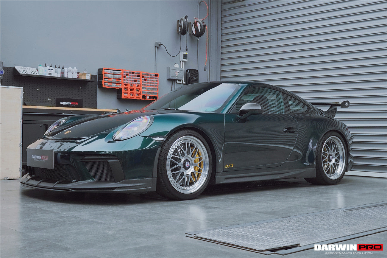 2017-2019 Porsche 911 991.2 GT3 Only BKSS Style Carbon Fiber Side Skirts - DarwinPRO Aerodynamics