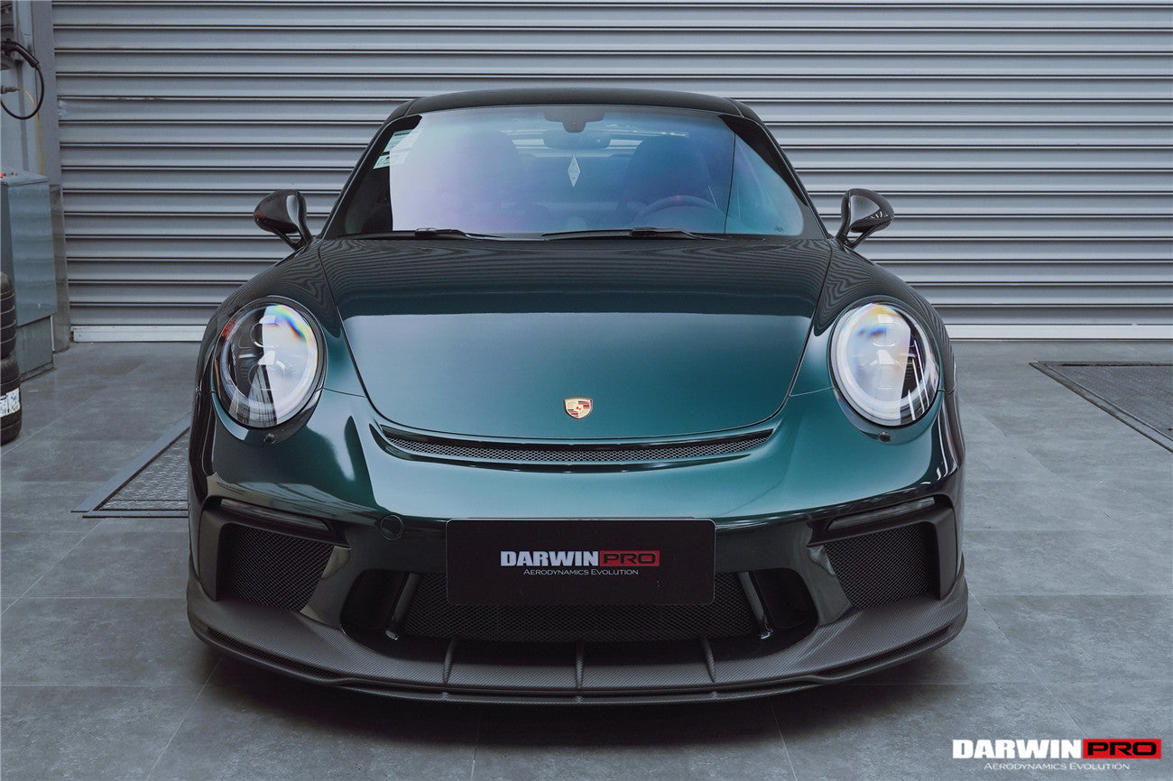 2017-2019 Porsche 911 991.2 GT3 Only BKSS Style Carbon Fiber Front lip - DarwinPRO Aerodynamics