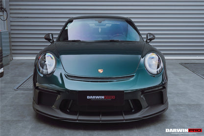 2017-2019 Porsche 911 991.2 GT3 Only BKSS Style Carbon Fiber Front lip - DarwinPRO Aerodynamics
