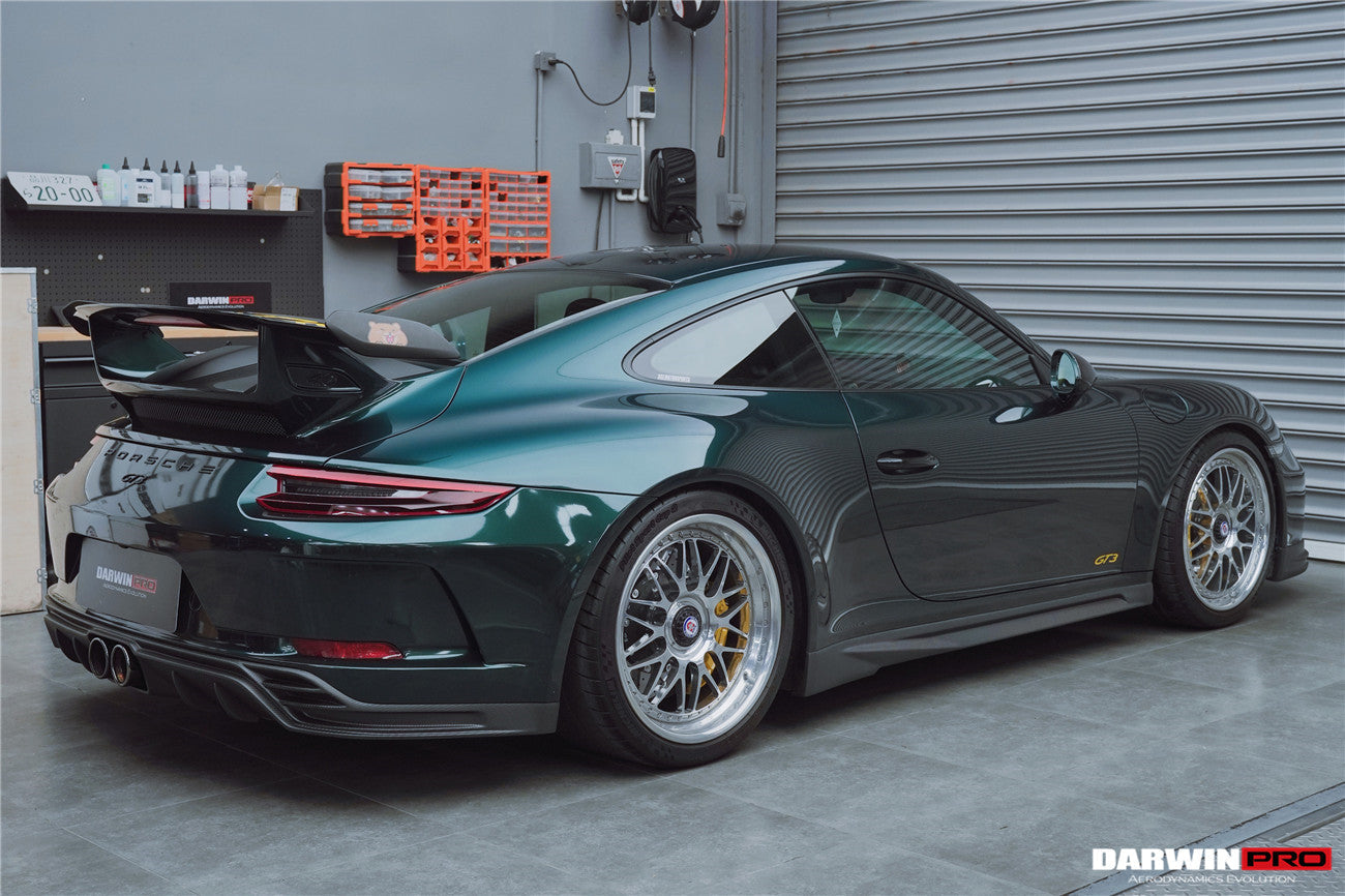 DarwinPRO 2017-2019 Porsche 911 991.2 GT3 Only BKSS Style Carbon Fiber Rear Lip Diffuser