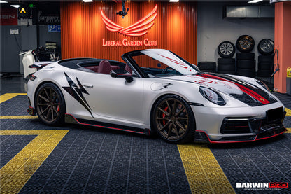DarwinPRO 2019-2024 Porsche 911 992 Carrera S & 4 & 4S & Targa & Cabriolet BKSS Style Front Lip