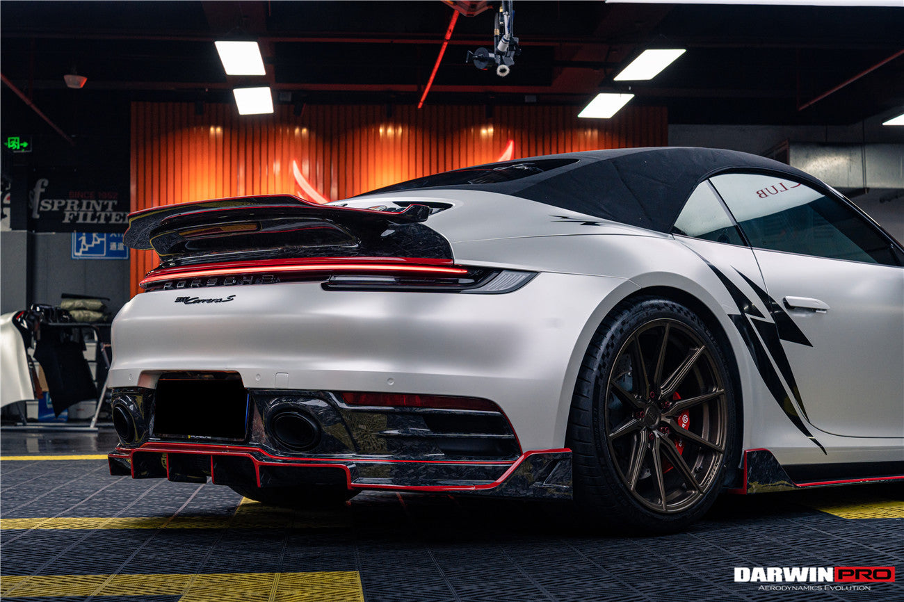 DarwinPRO 2019-2024 Porsche 911 992 Carrera S & 4 & 4S BKSSII Style Trunk Wing