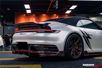 DarwinPRO 2019-2024 Porsche 911 992 Carrera S & 4 & 4S BKSSII Style Trunk Wing