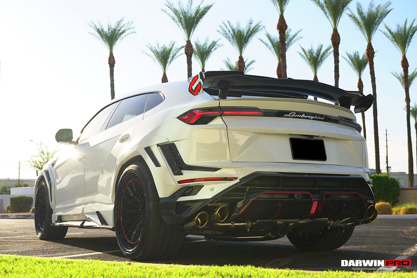 DarwinPRO 2018-2025 Lamborghini URUS BKSS Part Carbon Fiber Rear Bumper | Fits URUS, S, Performante