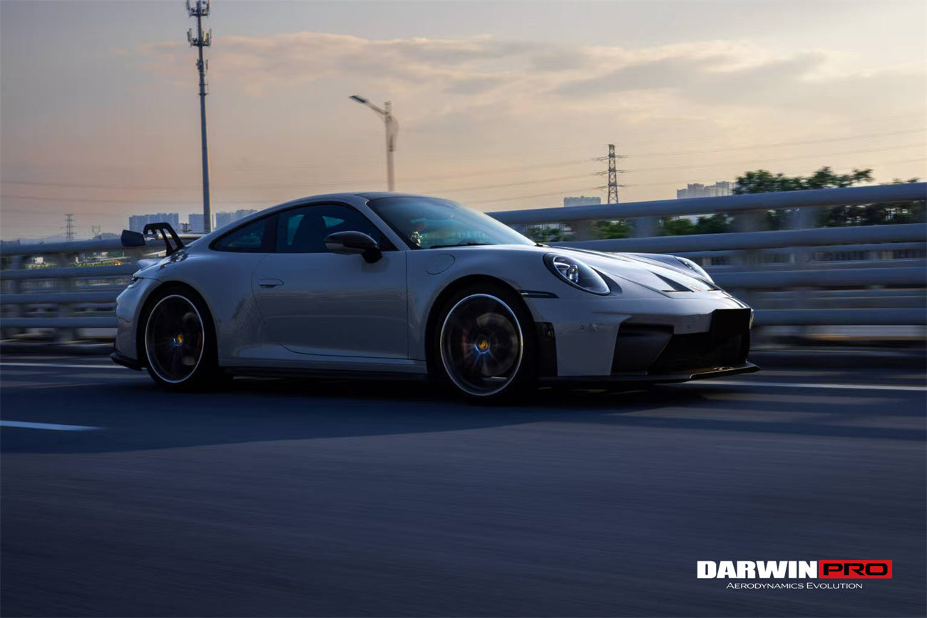 DarwinPRO 2019-UP Porsche 911 992 Carrera & S & 4 & 4S & Targa & Cabriolet & Convert 992.2 Facelift GT3 Style Side Skirts - DarwinPRO Aerodynamics