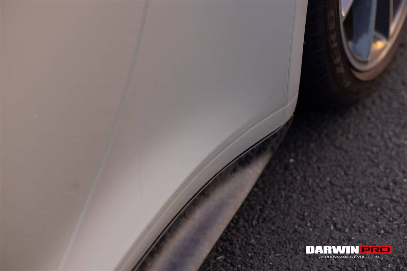 DarwinPRO 2019-UP Porsche 911 992 Carrera & S & 4 & 4S & Targa & Cabriolet & Convert 992.2 Facelift GT3 Style Side Skirts - DarwinPRO Aerodynamics