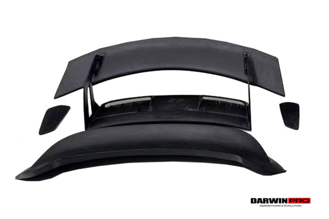 DarwinPRO 2019-2024 Porsche 911 992.1 Carrera & S & 4S & Convert 992.2 Facelift GT3 Style Trunk Spoiler Wing