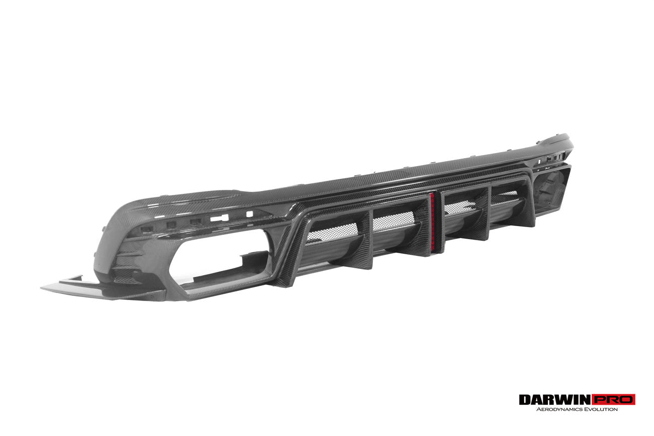 DarwinPRO 2020-2025 Audi S4 Avant B9.5 BKSS Style Carbon Fiber Rear Diffuser with exhasut tips