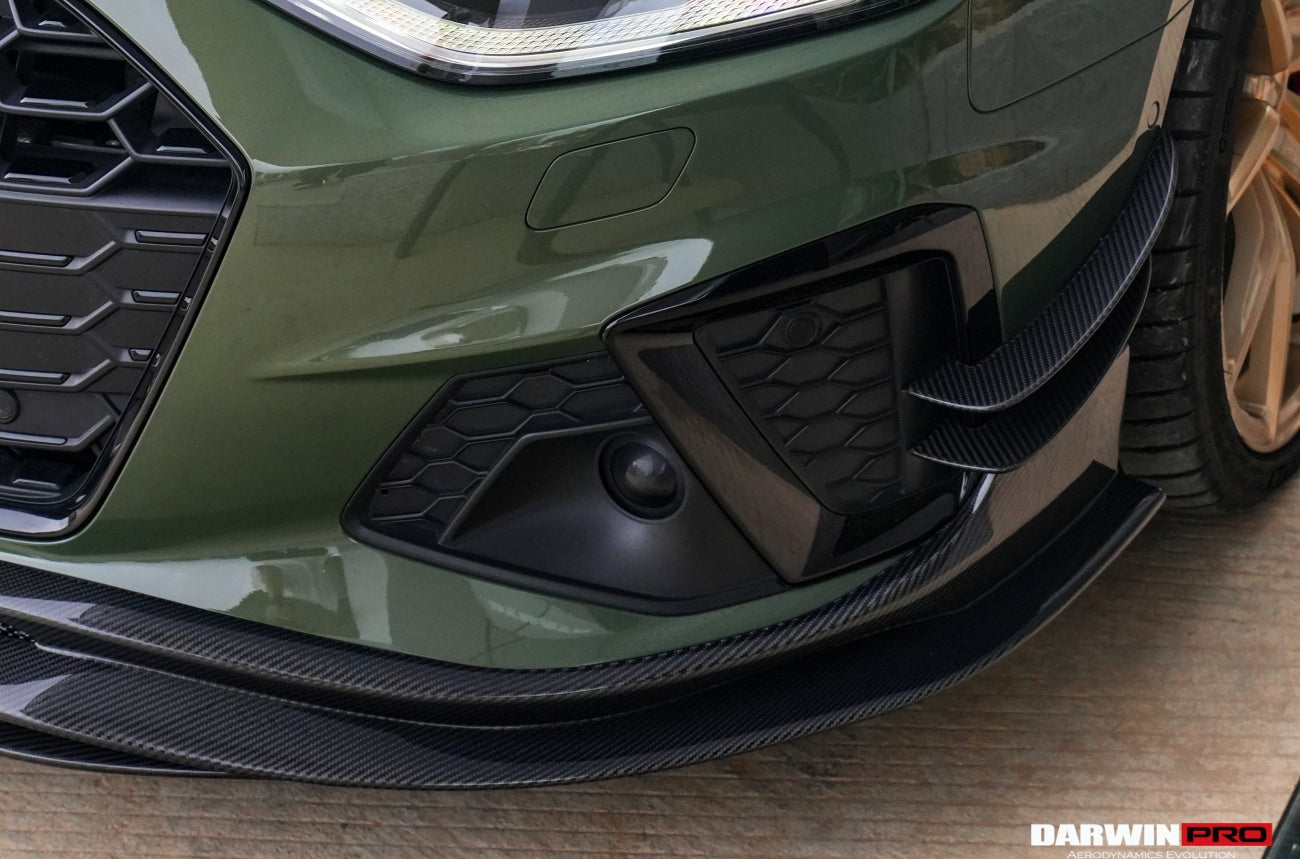 DarwinPRO 2020-2025 Audi S4 Sedan And Avant B9.5 BKSS Style Carbon Fiber Front Lip